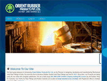 Tablet Screenshot of orientrubberproducts.com